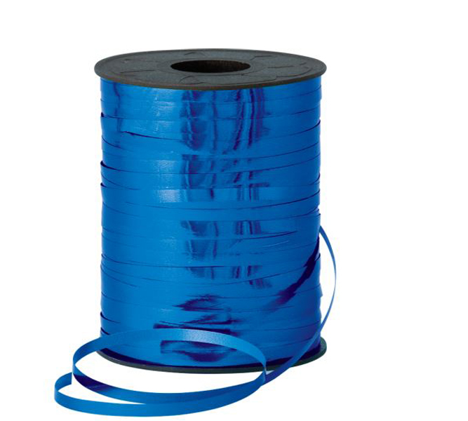 Metallic Blue Curling Ribbon Roll